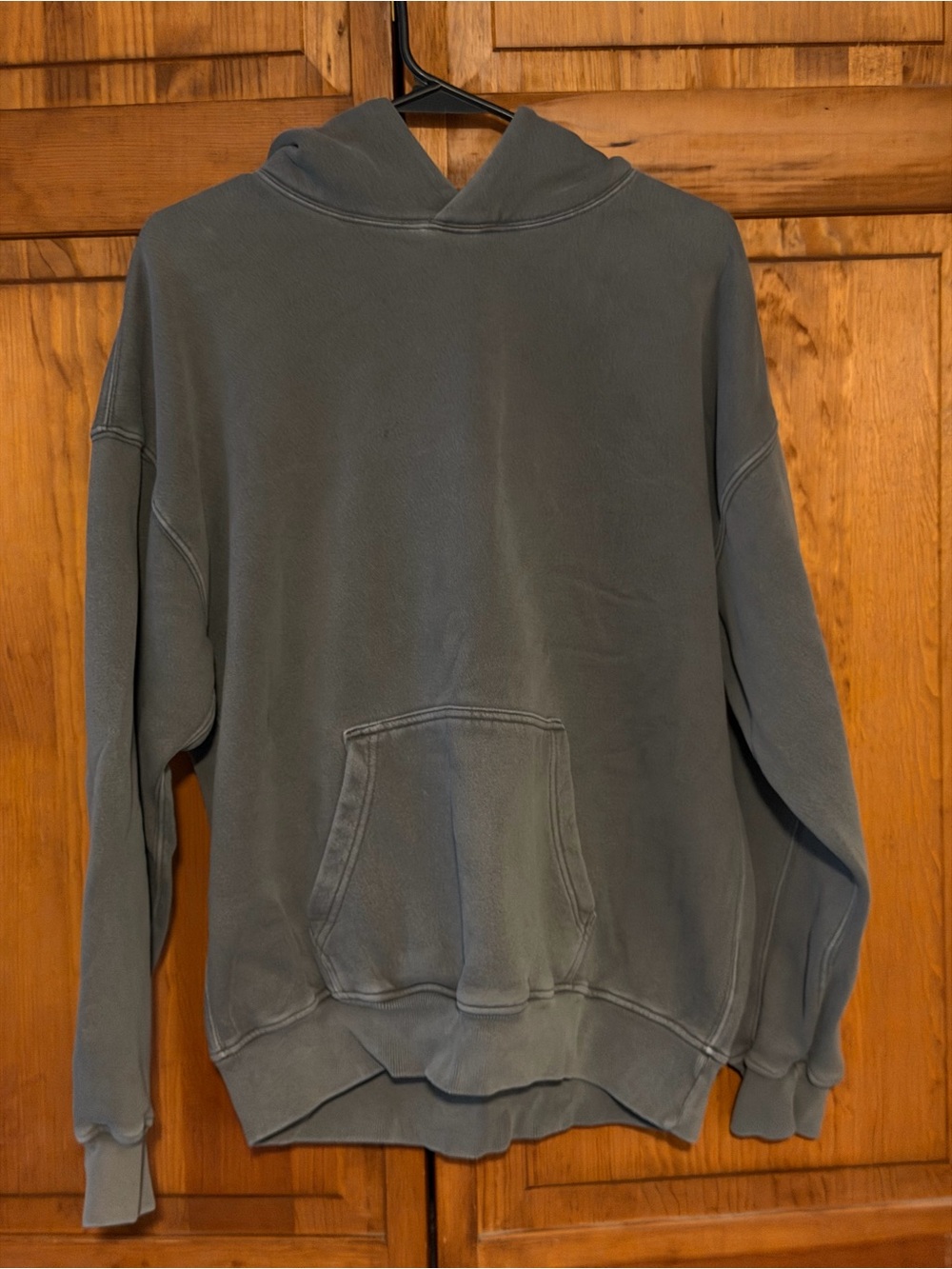 Abercrombie & Fitch Oversized Soft A&F Essentials Men’s Charcoal Hoodie